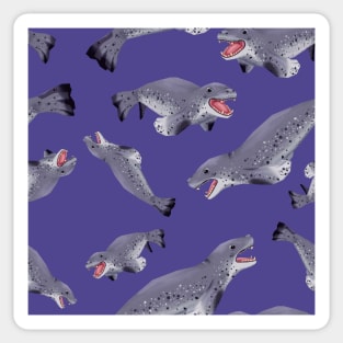 leopard seal Sticker